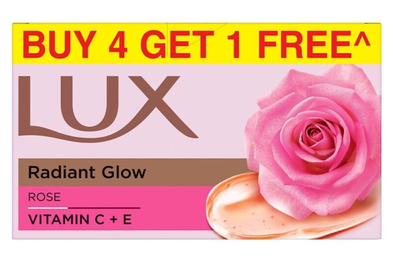 Buy Lux Radiant Glow Bathing Soap infused with Vitamin C & E |For Superior Glow|Buy 4 Get 1 Free|150g Online at Low Prices in India – Amazon.in