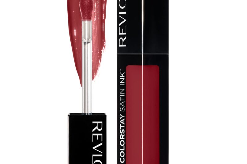 REVLON Colorstay Satin INK, Comfortable, Longwear Rich 16-Hour Liquid lip Color, Formulated with Black Currant Seed Oil & Vitamin E, Silky Sienna – (005)