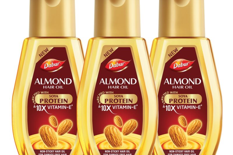 Dabur Almond Hair Oil 870ml (290ml x 3)