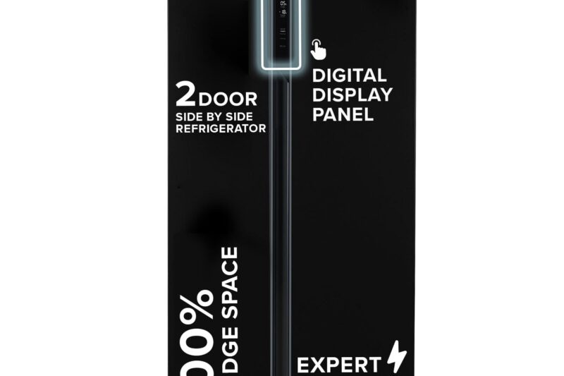 Haier 602L 3Star 2 Door Side by Side Frost Free Refrigerator