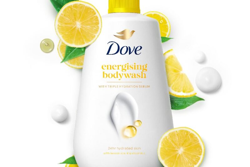 Dove Energising Lemon & Vit C 825 ml Bottle