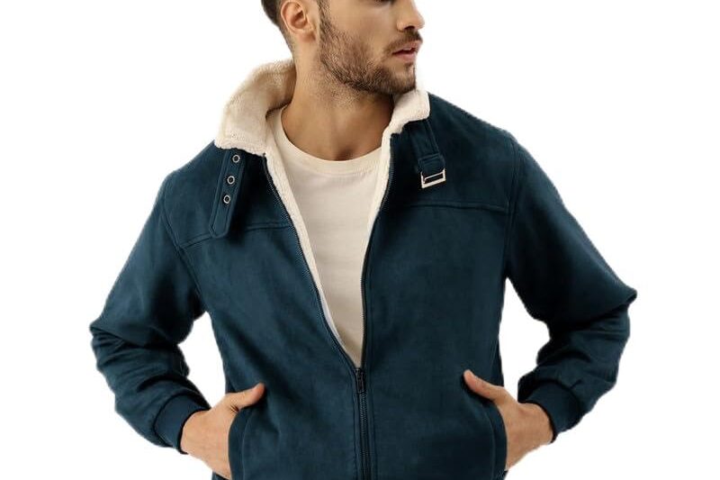 Buy The Indian Garage Co Men Black Regular Fit Colourblocked Bomber Jacket at Amazon.in