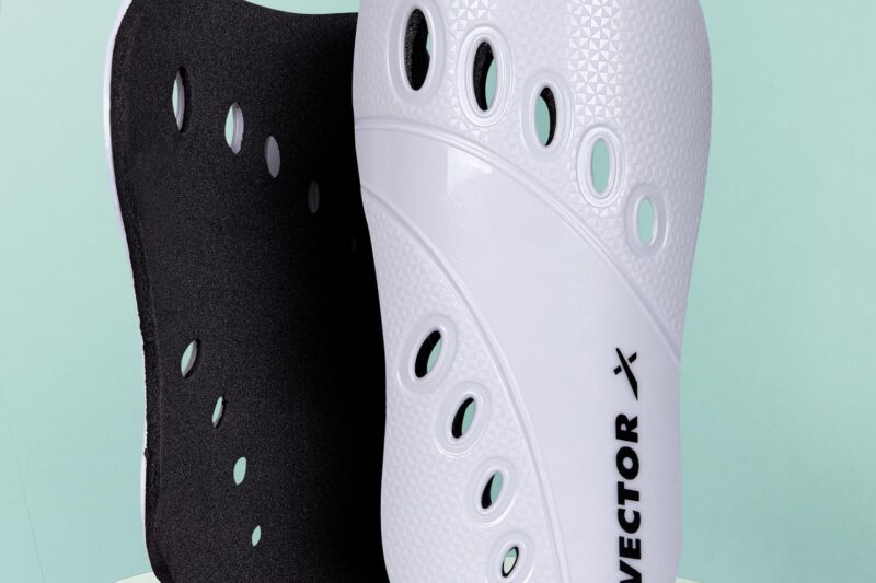 Buy Vector X V2 Football Protection Shin Guard/Shinpad | Durable | Lightweight (M, White) Online at Low Prices in India – Amazon.in