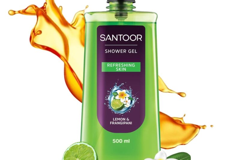 Buy Santoor Refreshing Shower Gel With Natural Lemon & Frangipani Extracts| For Men & Women| For Soft and Fresh Skin| Suitable For All Skin Types| No Parabens| No Silicones| 500ml Online at Low Prices in India – Amazon.in