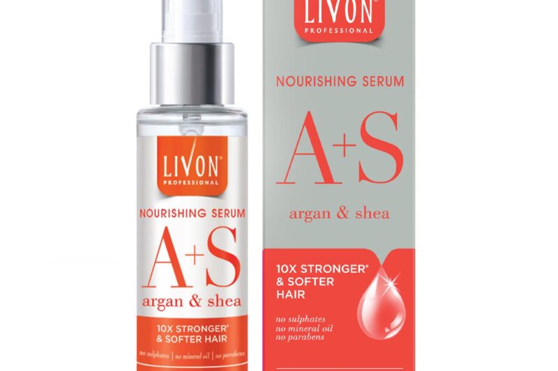 Livon Professional Nourishing Serum for Women & Men | With Argan, Shea & Multivitamins | For Softer, Stronger & Frizz-free Hair | No Paraben, Sulphate or Mineral Oil | All Hair Types | 100ml