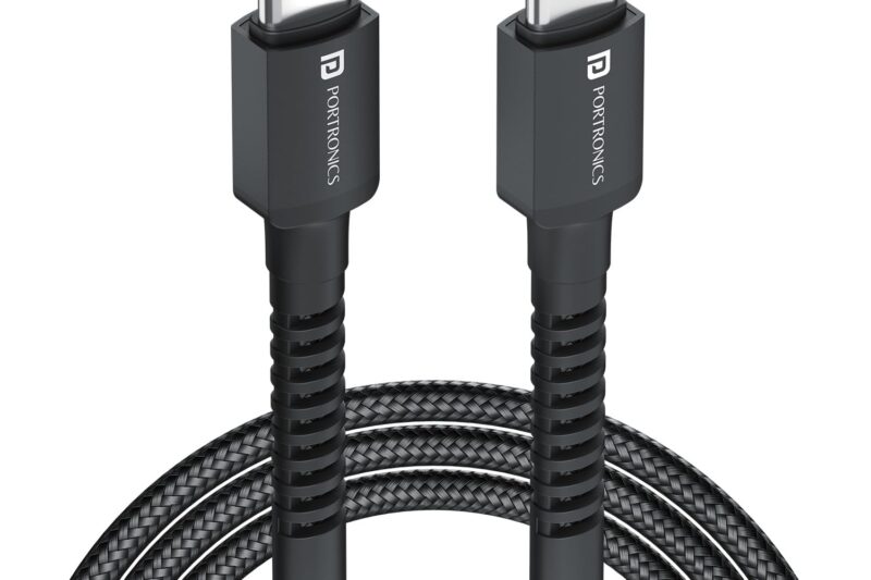 Portronics Konnect X 60W Nylon Braided Cable