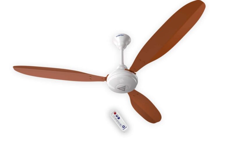 Buy Bajaj Eurostos 1200 MM 5 Star Rated BLDC Ceiling Fans For Home | BEE Stars Rated Energy Efficient Ceiling Fan | ‎Remote Controlled | Soothing Colour Indication | 2 Years Warranty 【Bronze Mist】 Online at Low Prices in India – Amazon.in
