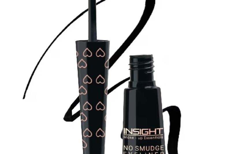 INSIGHT No Smudge Eyeliner – Black | Intense Matte Finish | Quick Drying |Smooth Application | Waterproof | Smudgeproof, 4 ml