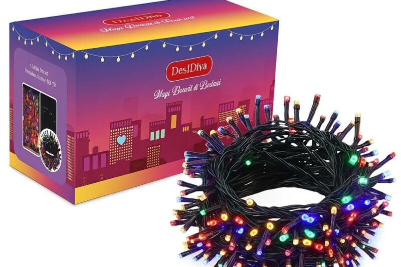 Desidiya Plastic 12 Meter LED Decorative String Fairy Rice Lights