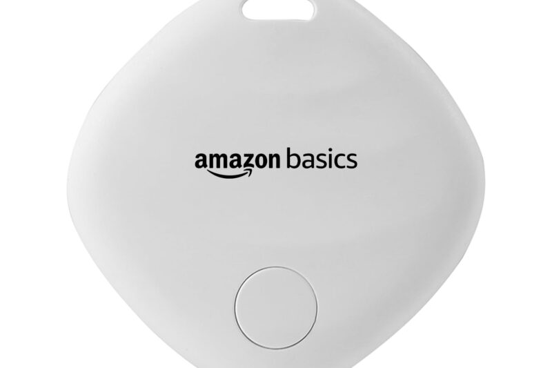 Promate Ultra-Compact Smart Precision Tracking Wireless Tag for Apple Find My App, Apple Certified,Loud Alarm Sound, IPX6 Water Resistant, Lost Mode.ProTag 1