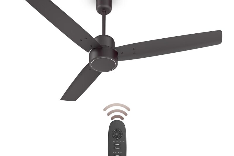 Buy Havells FAB BLDC Ceiling Fan 1200mm, 380 RPM, Savings upto 65%, Reverse Rotation, 4 Modes (Boost, Sleep, Breeze, Mop), Low Wattage 30W, Low Noise, Air Flow