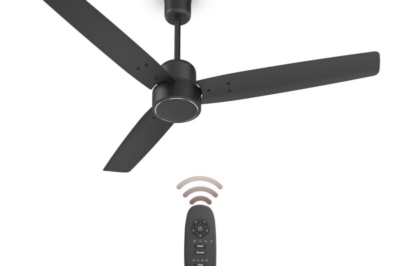 Buy Havells FAB BLDC Ceiling Fan 1200mm (Made In India), 380 RPM, Savings Upto 65%, Reverse Rotation, 4 Modes (Boost,Sleep,Breeze,Mop), Low Wattage 30W, Low Noise, Air Flow