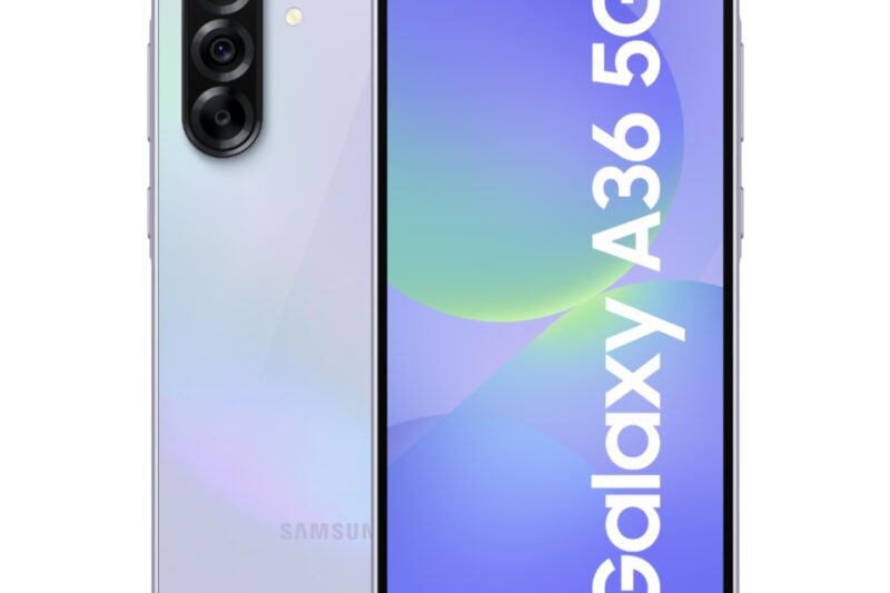 Samsung Galaxy A36 5G (Awesome Lavender, 8GB, 128GB) | Awesome Intelligence: Circle to Search, Intelligent Editing | Awesome 4nm Snapdragon Processor | Flagship Grade Selfie Camera