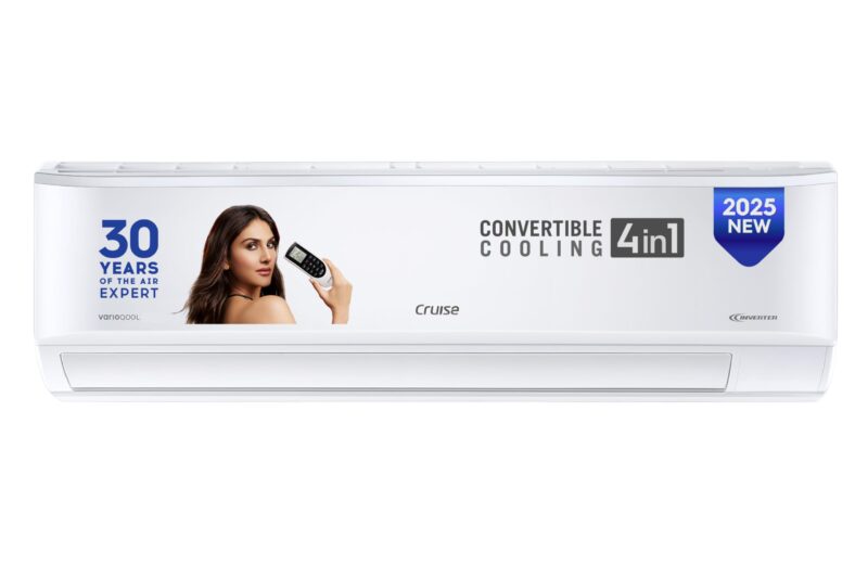 Cruise 2 Ton 3 Star Inverter Split AC with 7-Stage Air Filtration (100% Copper, Convertible 4-in-1, PM 2.5 Filter, Anti-Rust Technology, CWCVBM-VQ1W243, White)