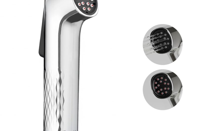 EXOOTICA ABS Material Health Faucet Gun | Premium Jet Spray with Chrome Finish, Wall Mount Installation, Easy Grip Design – 1Pc Gun Only – Jacko