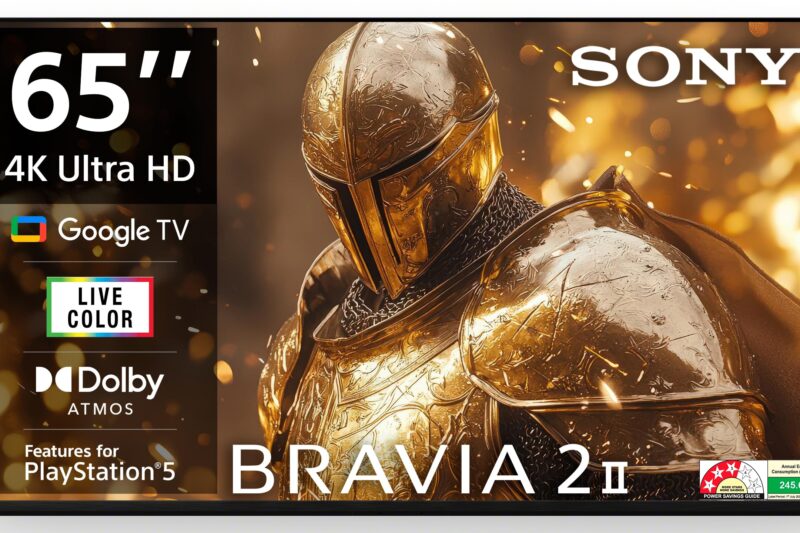 Sony 164 cm (65 inches) BRAVIA 2M2 Series 4K Ultra HD Smart LED Google TV K-65S25BM2