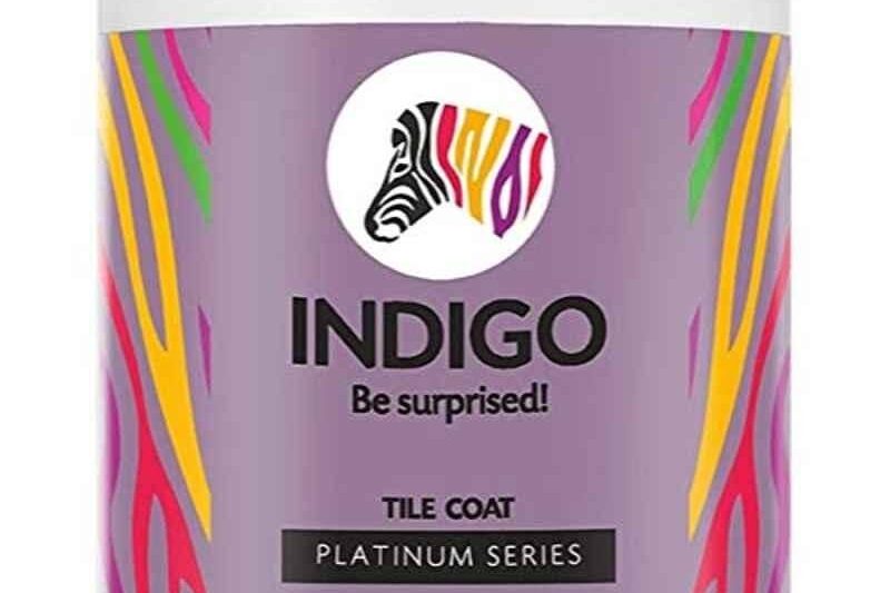 Indigo Tile Coat Platinum Series – Premium Roof Tile Coating | Vibrant Non-Fading Colours | Rich Sheen Finish | Anti-Fungal & Water-Resistant | Exterior Use | 10 L White