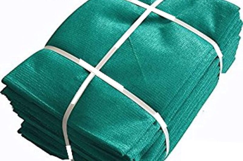 Heavy Duty Green Shade Net – UV Protected & Weatherproof | 50% Sunblock for Terrace, Garden, Balcony & Greenhouse 5X15FT