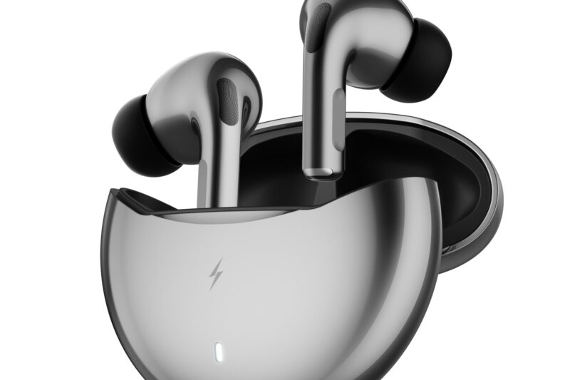 Fire-Boltt Aero TWS Earbuds Custom EQ, Wireless Bluetooth 5.4, Music & App Support, 50H Playtime, Fast Charging Case, 50ms Low Latency for Gaming, Touch Controls, IPX4 Waterproof, Clear Calls – D Grey