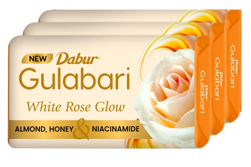Buy Gulabari White Rose Soap – 450g (150g x 3) | Moisturizing Bathing Soap for Soft, Glowing Skin for Skin & Body | Goodness of Almond Milk, Honey & Niacinamide Online at Low Prices in India – Amazon.in