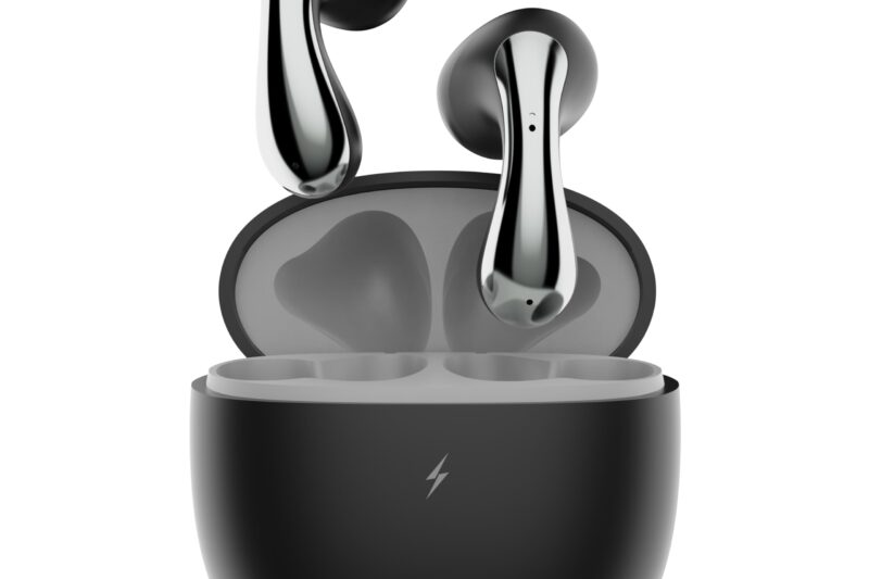 Fire-Boltt Newly Launched Aero Lite TWS Earbuds Custom EQ Wireless Bluetooth 5.4 Music & App Support 50H Playtime Fast Charging Case 50ms Low Latency for Gaming Touch Controls Midnight Black